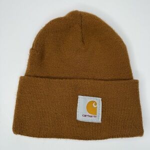 Carhartt Knit Cuffed Beanie Hamilton Brown color OSFA